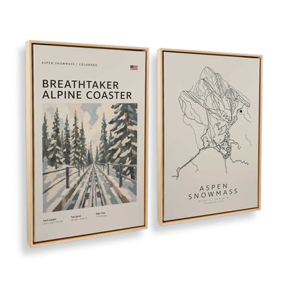 [Color:American Maple], Picture of art in a American Maple frame at an angle