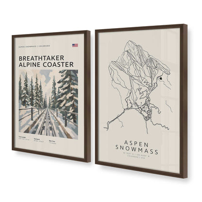 [Color:Belvinder Brown], Picture of art in a Belvinder Brown frame at an angle
