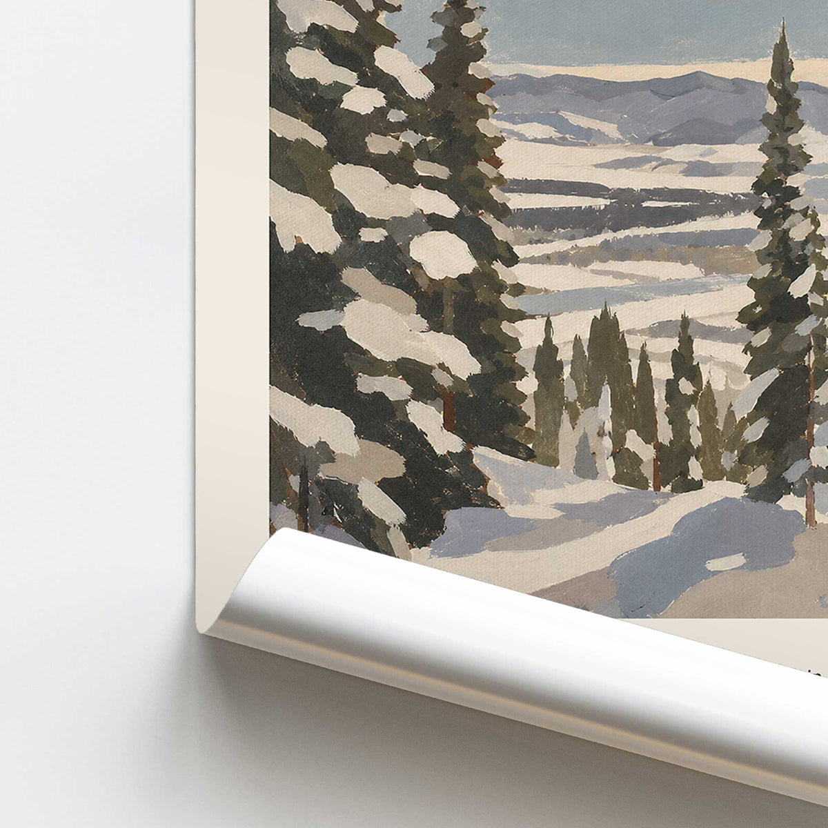 [color:Rolled Print], Picture of close up of art