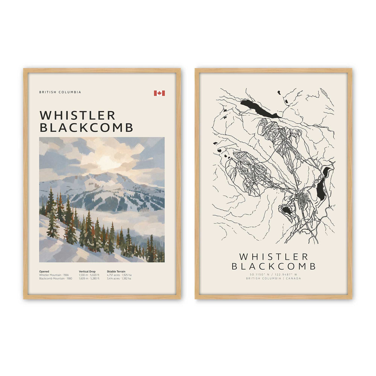 [Color:American Maple], Picture of art in a American Maple frame