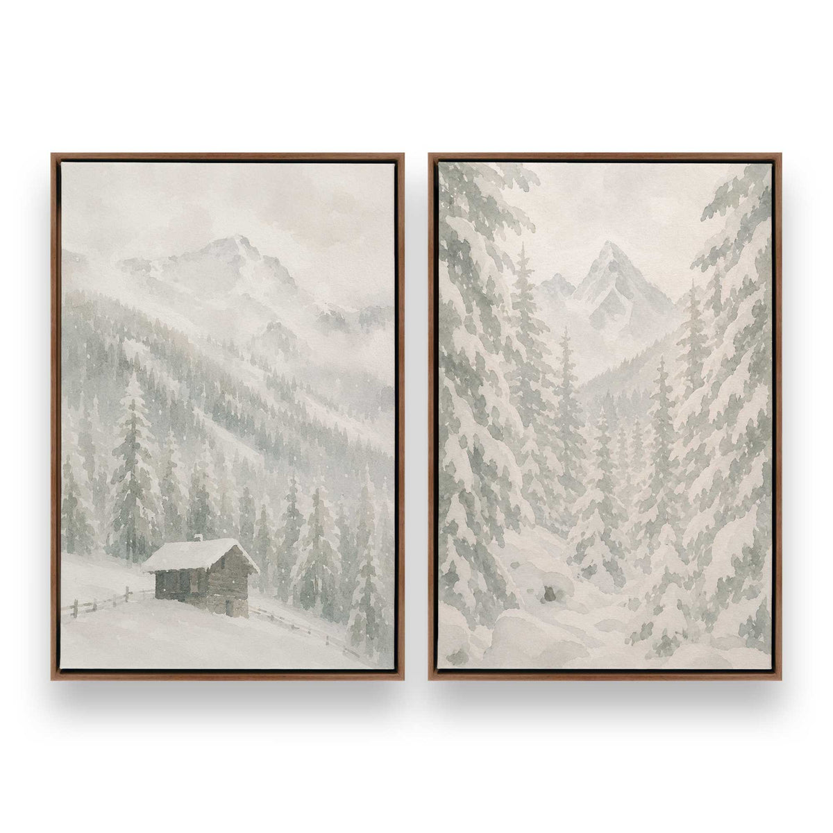 [Color:Walnut], Picture of art in a Walnut frame