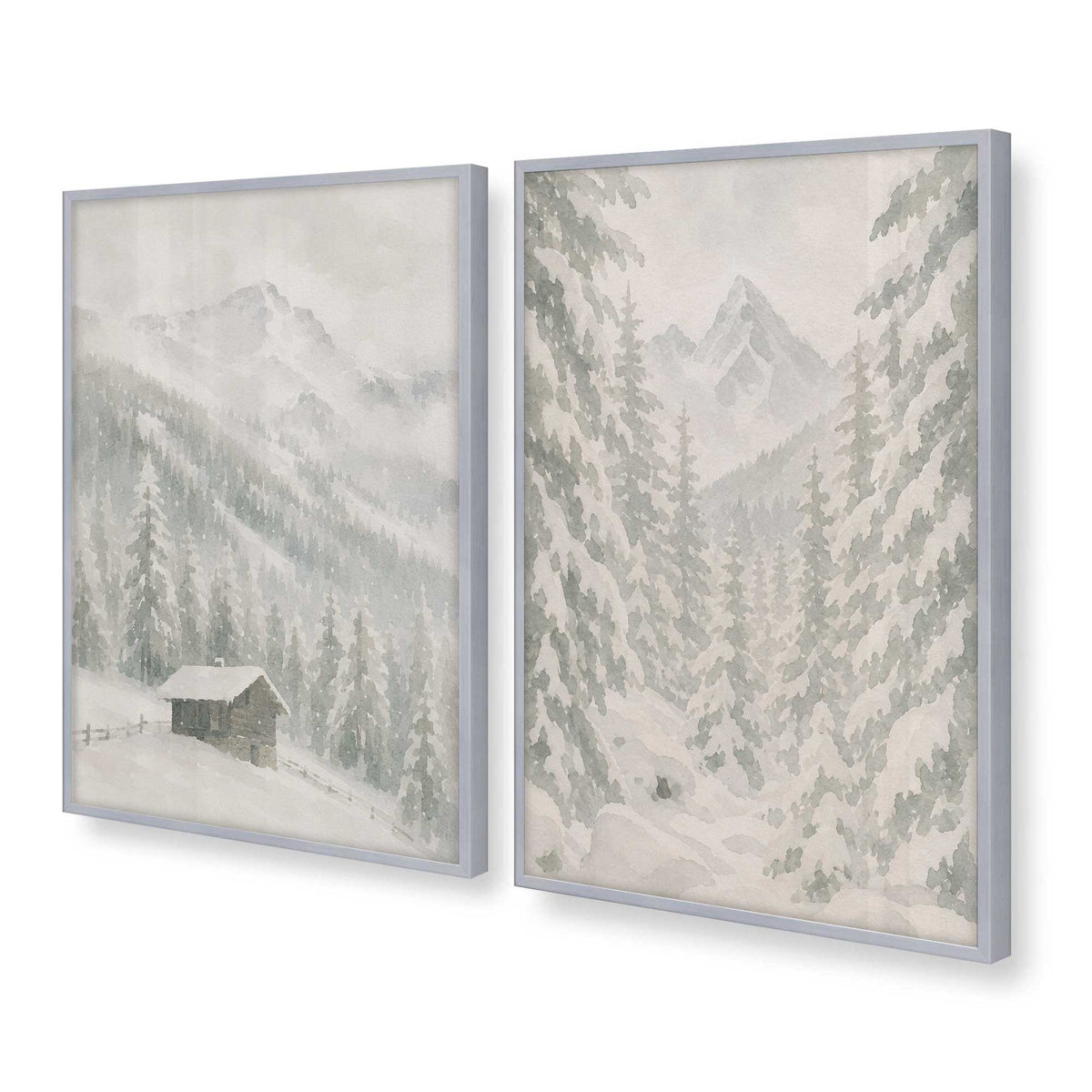 [Color:Polished Chrome], Picture of art in a Polished Chrome frame at an angle
