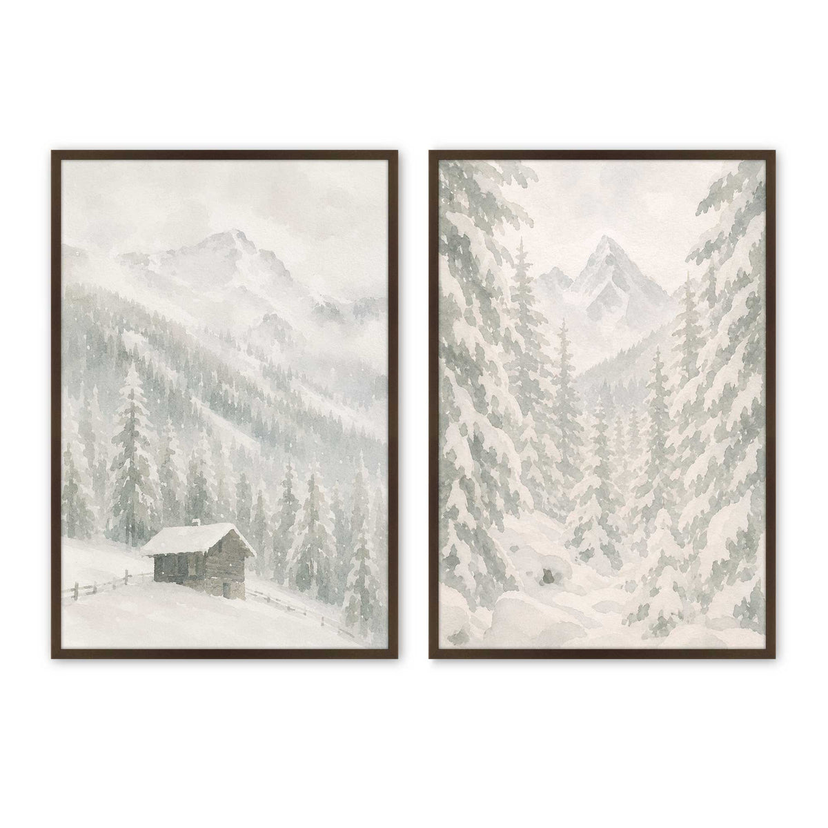 [Color:Belvinder Brown], Picture of art in a Belvinder Brown frame