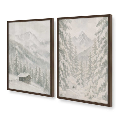 [Color:Belvinder Brown], Picture of art in a Belvinder Brown frame at an angle