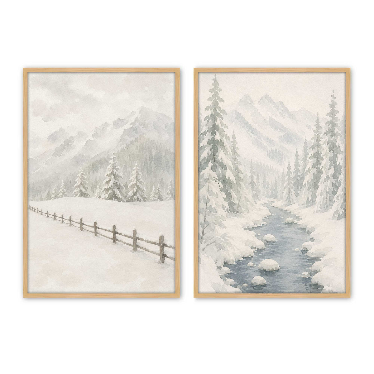 [Color:American Maple], Picture of art in a American Maple frame