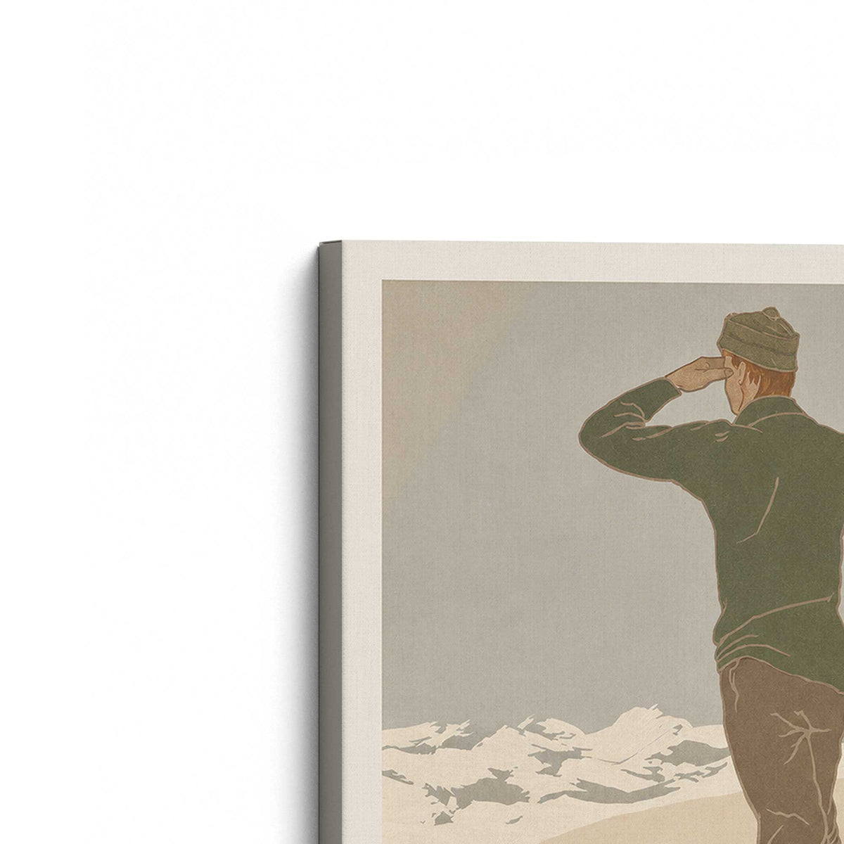 [Color:Stretched Canvas], Picture of the corner of the art