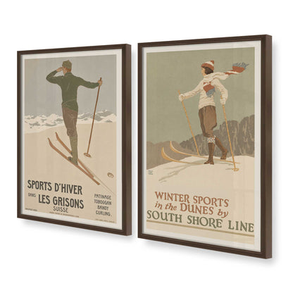 [Color:Belvinder Brown], Picture of art in a Belvinder Brown frame at an angle