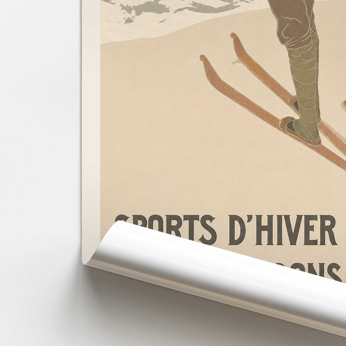 [color:Rolled Print], Picture of close up of art