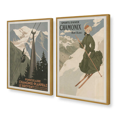 [Color:Polished Gold], Picture of art in a Polished Gold frame at an angle
