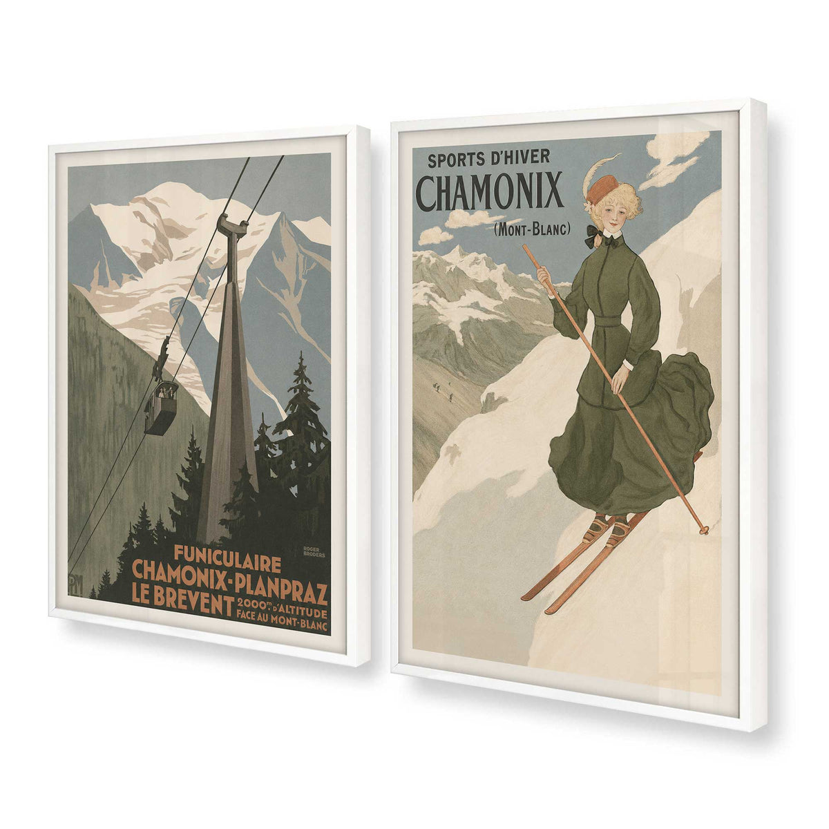 [Color:Opaque White], Picture of art in a Opaque White frame at an angle