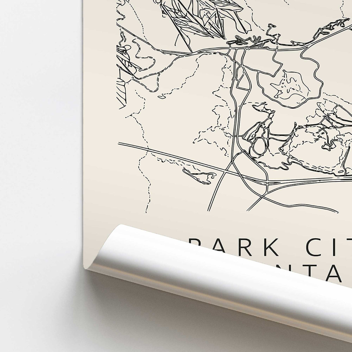 [color:Rolled Print], Picture of close up of art