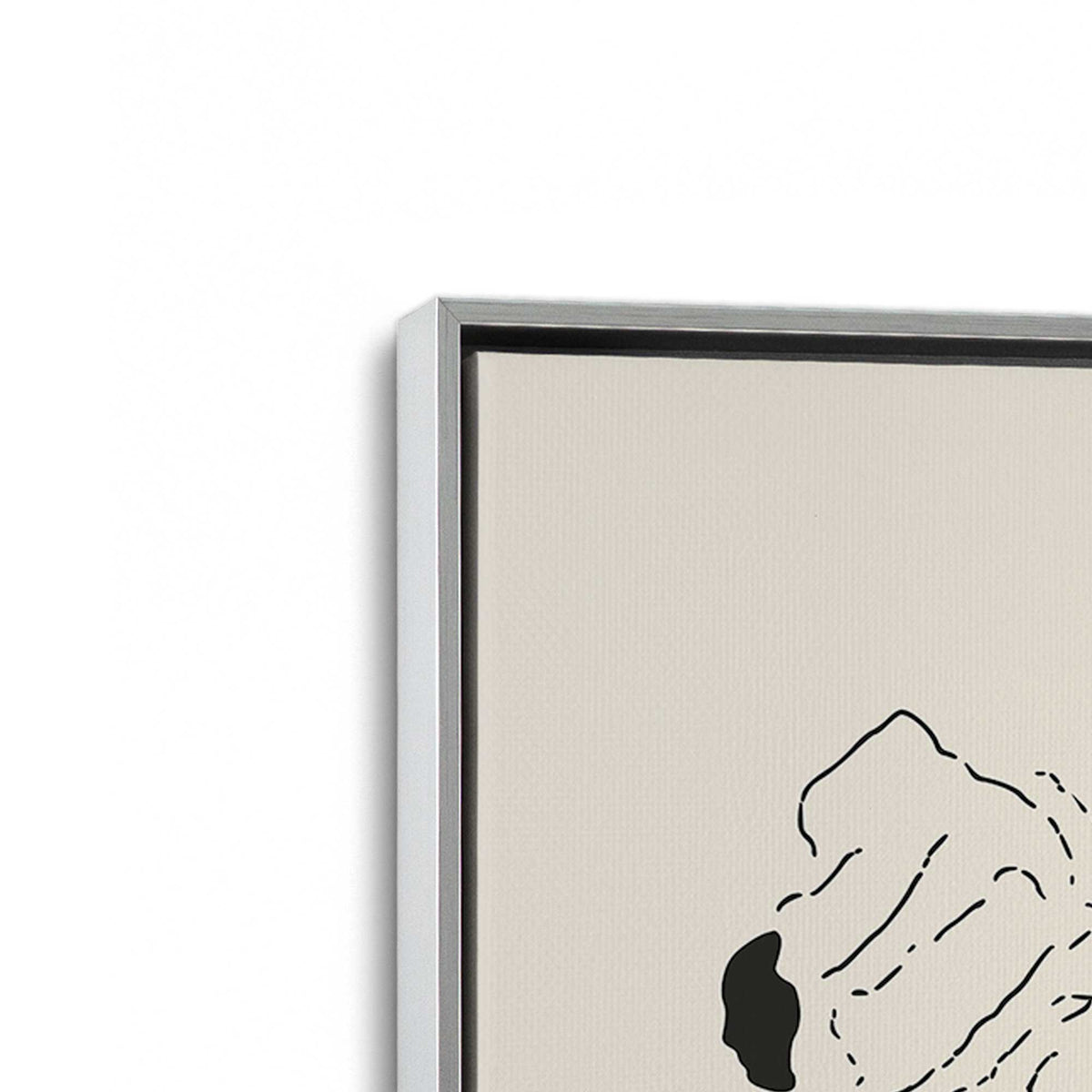 [Color:Polished Chrome], Picture of the corner of the art