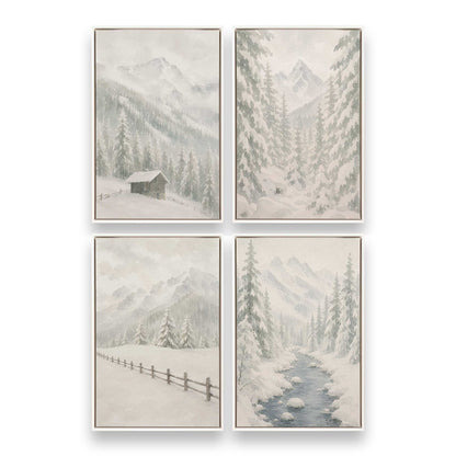 [Color:Opaque White], Picture of art in a White frame