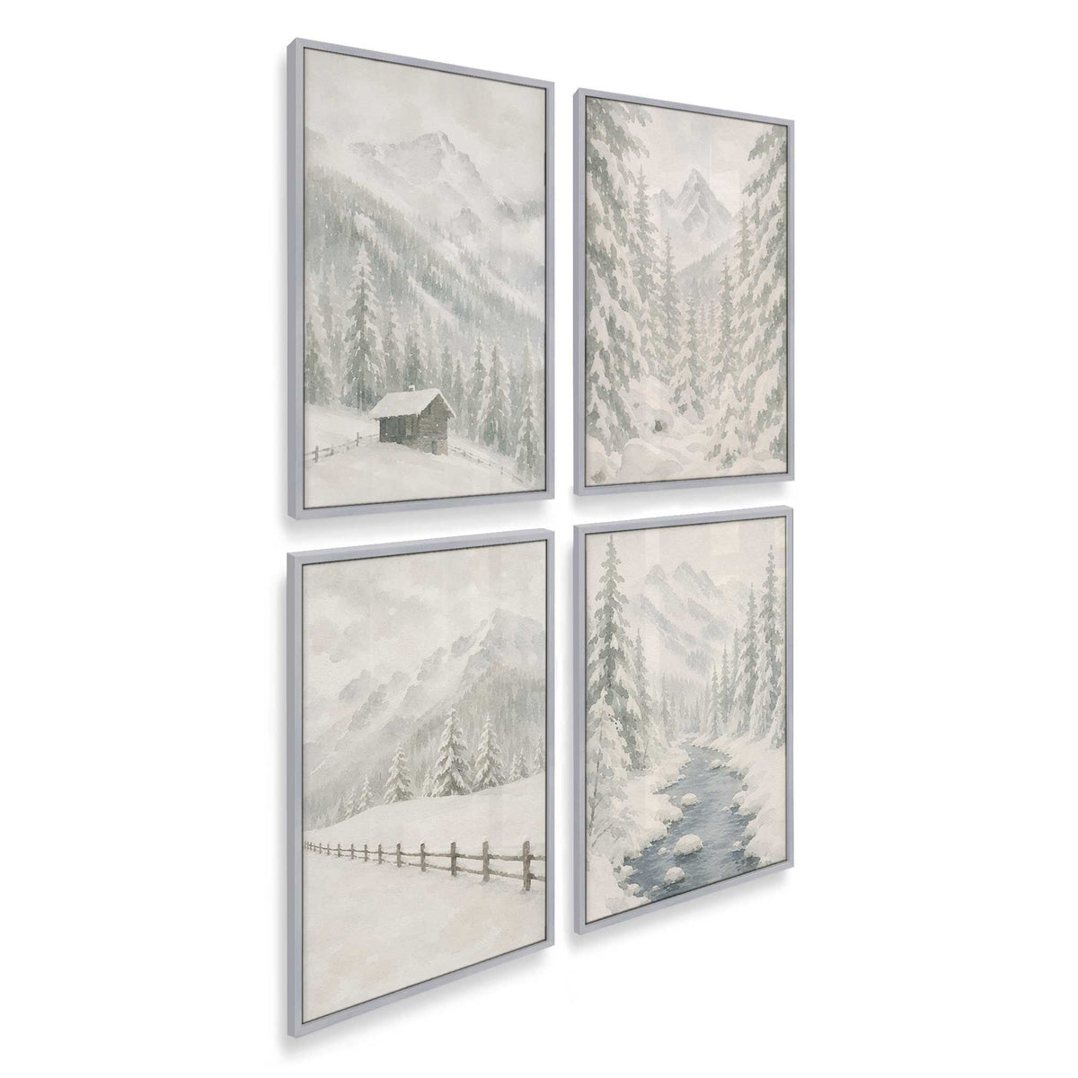 [Color:Polished Chrome], Picture of art in a Polished Chrome frame of the corner