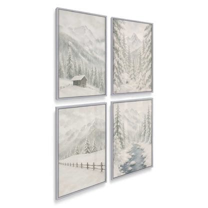 [Color:Polished Chrome], Picture of art in a Polished Chrome frame of the corner