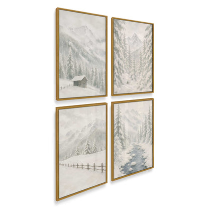 [Color:Polished Gold], Picture of art in a Polished Gold frame of the corner
