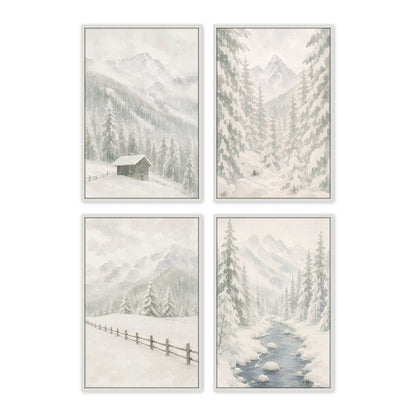 [Color:Opaque White], Picture of art in an Opaque White frame