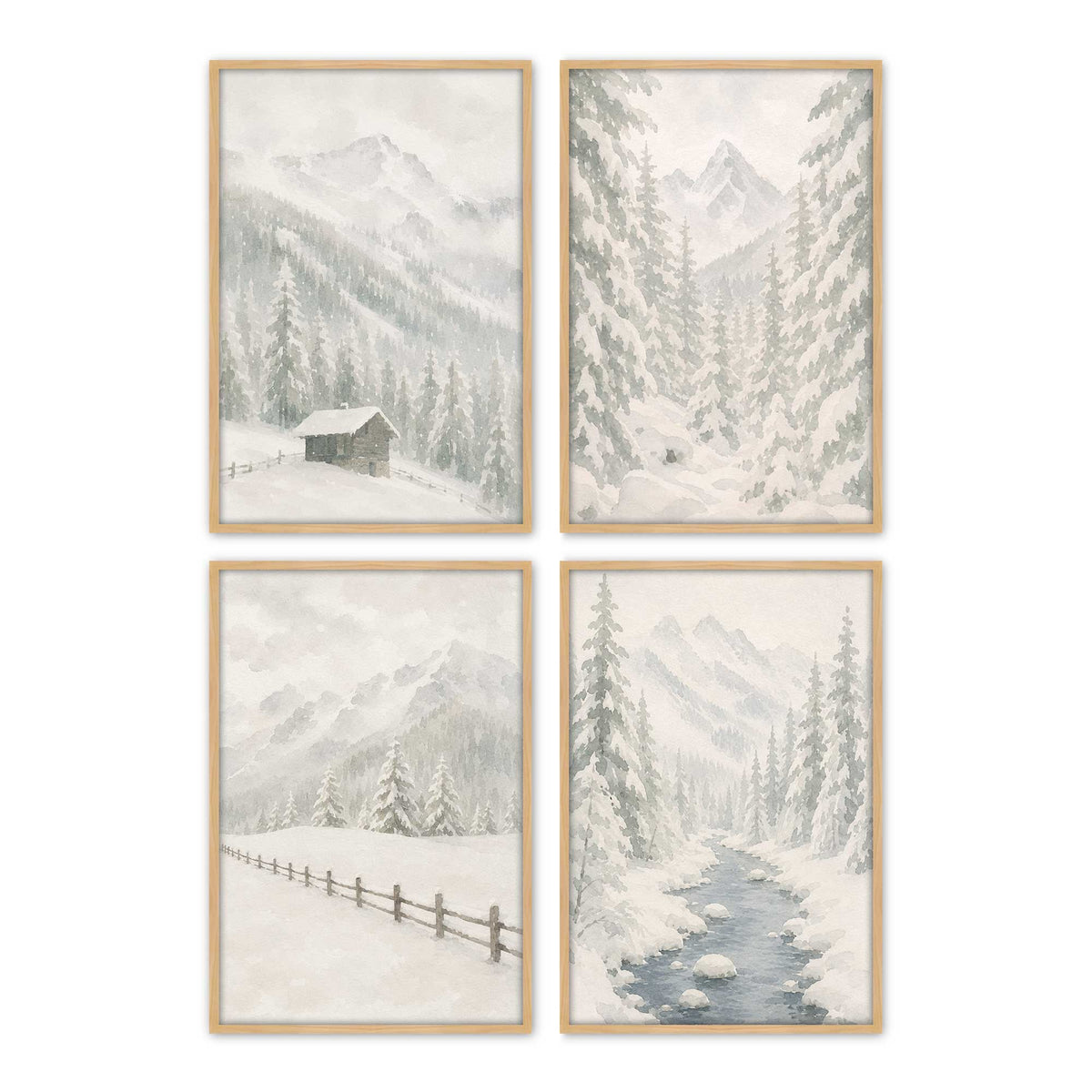 [Color:American Maple], Picture of art in an American Maple frame