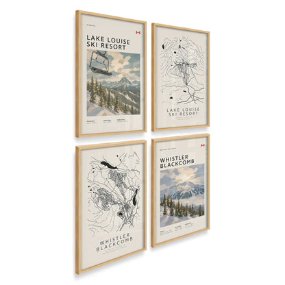 [Color:American Maple], Picture of art in an American Maple frame at an angle