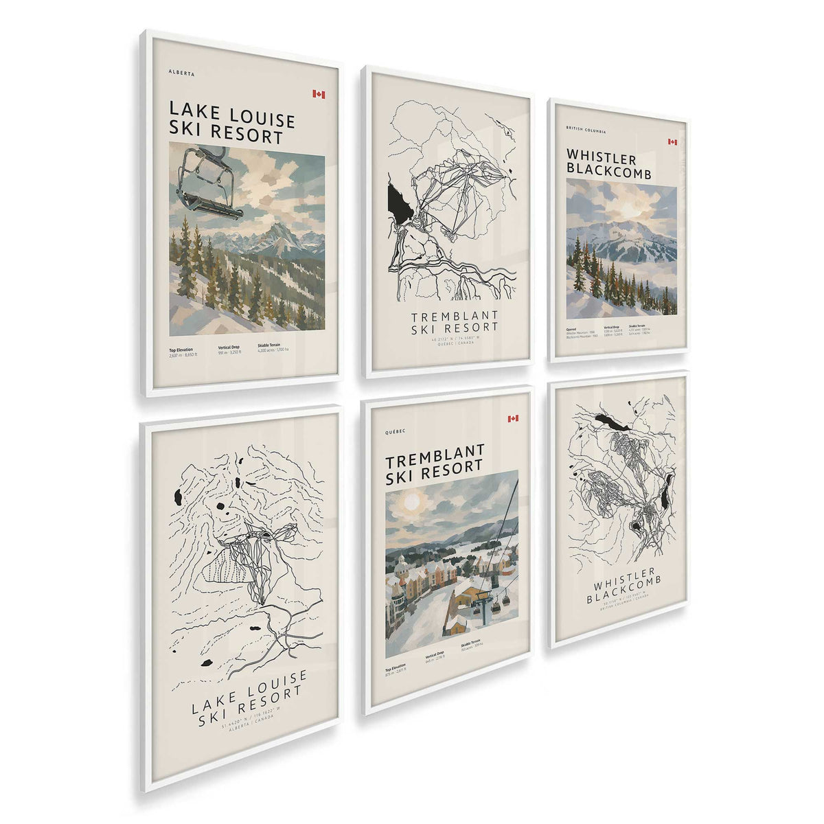 [Color:Opaque White], Picture of art in an Opaque White frame at an angle