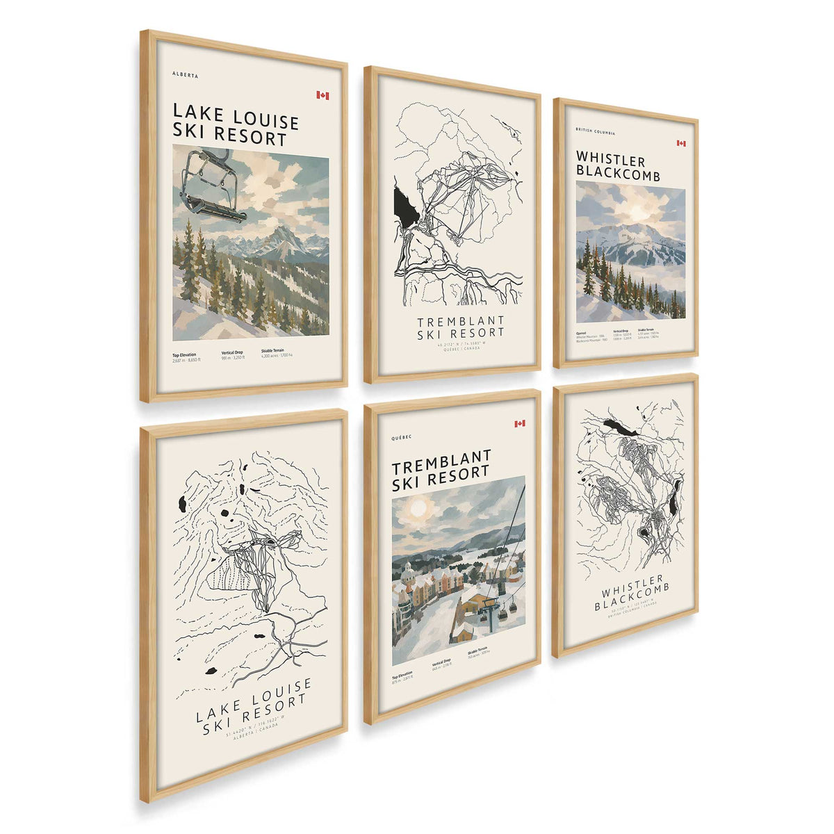 [Color:American Maple], Picture of art in an American Maple frame at an angle