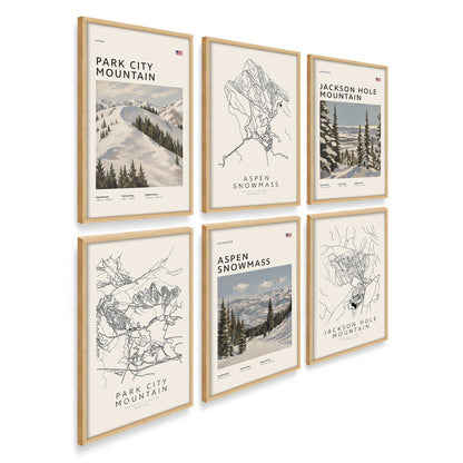 [Color:American Maple], Picture of art in an American Maple frame at an angle