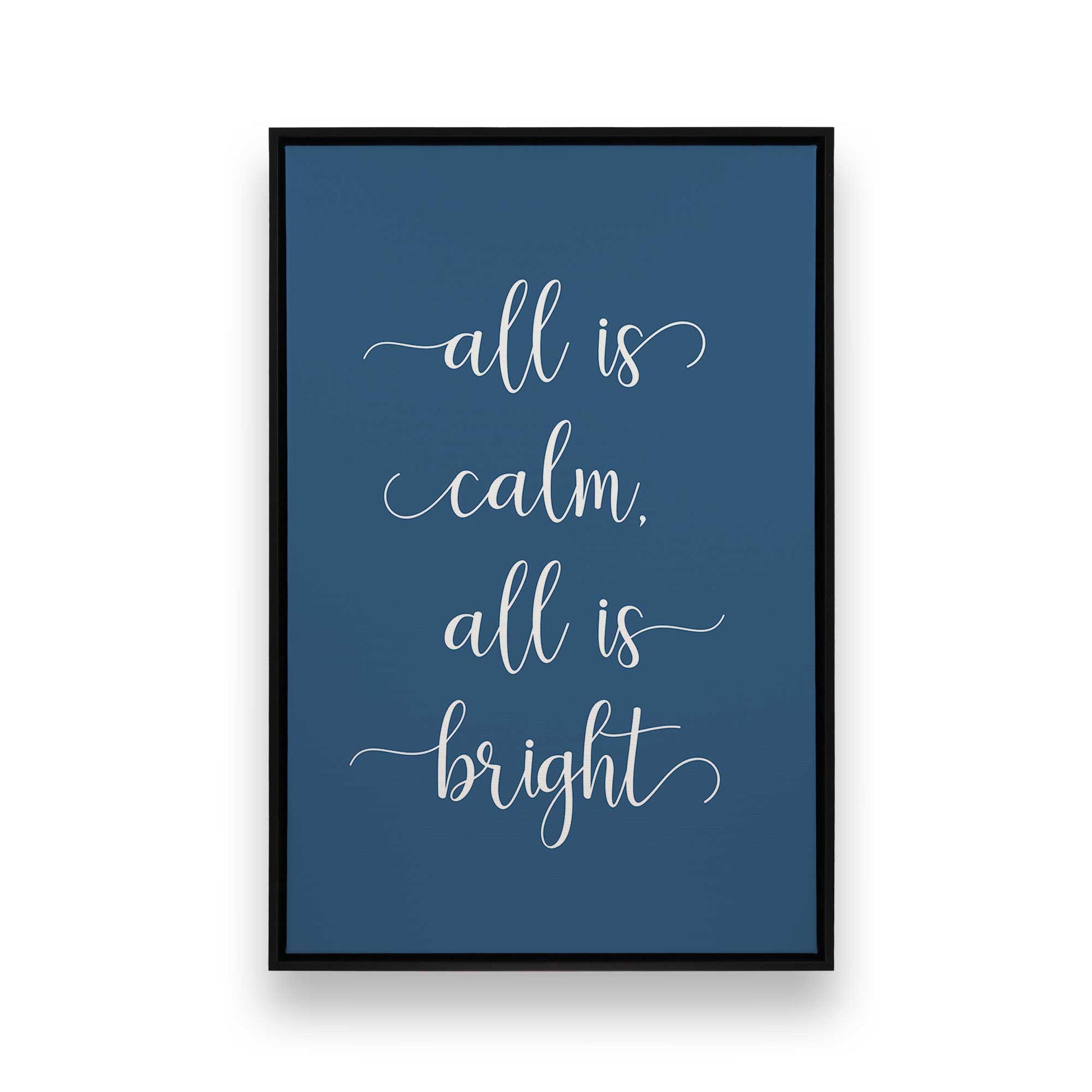[Color:Satin Black], Picture of art in a Satin Black frame