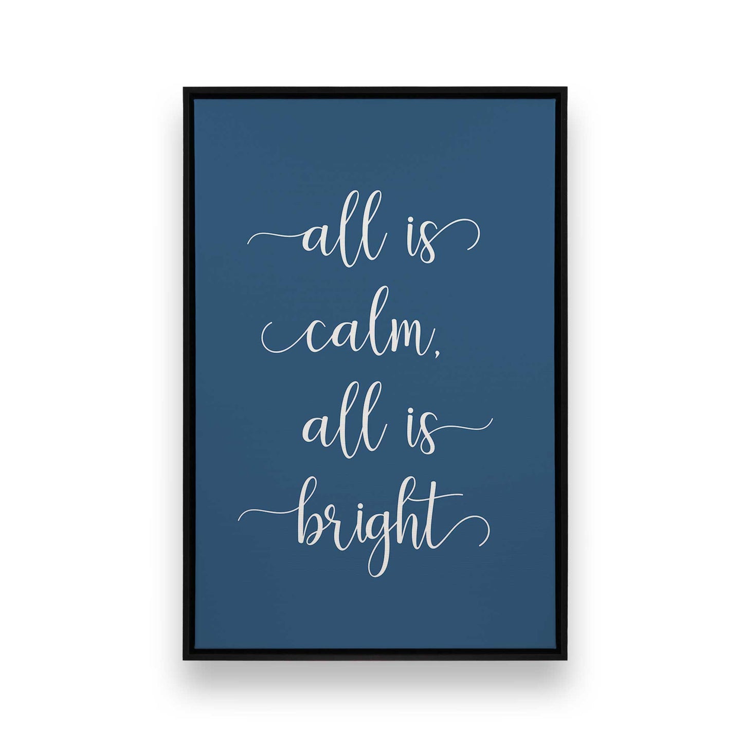 [Color:Satin Black], Picture of art in a Satin Black frame
