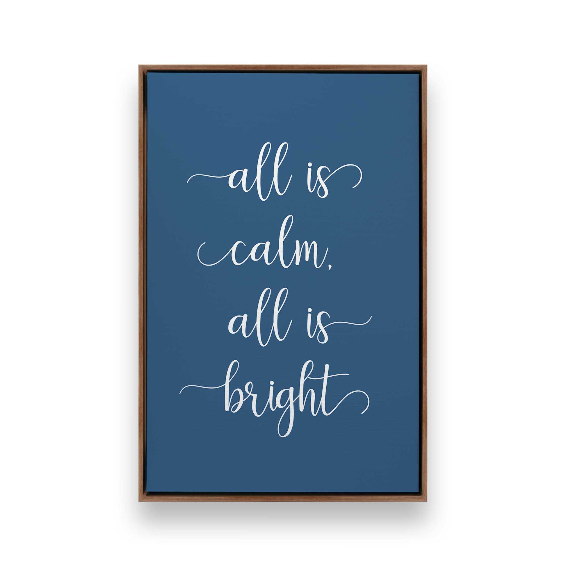 [Color:Walnut], Picture of art in a Walnut frame