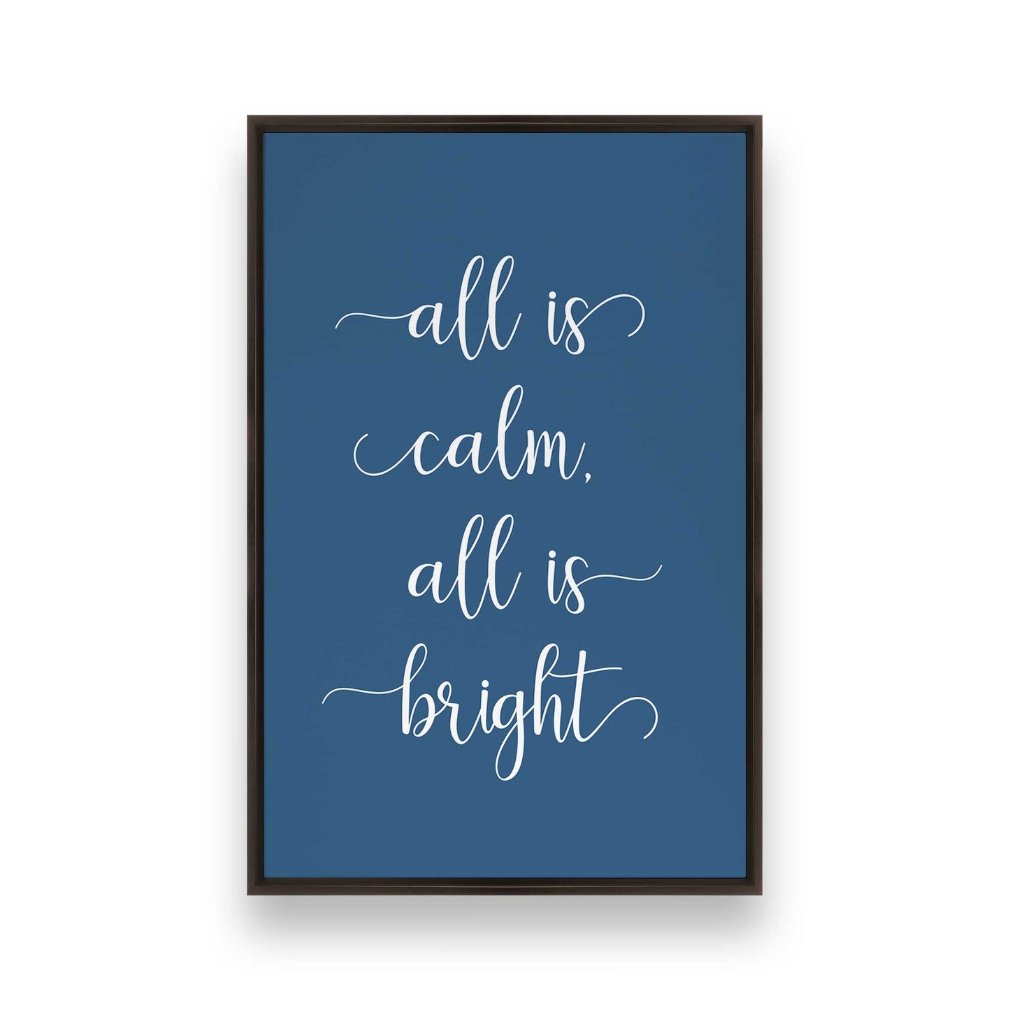 [Color:Espresso], Picture of art in an Espresso frame