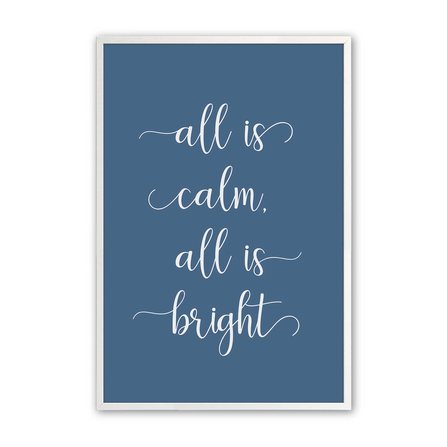 [Color:Opaque White], Picture of art in a Opaque White frame