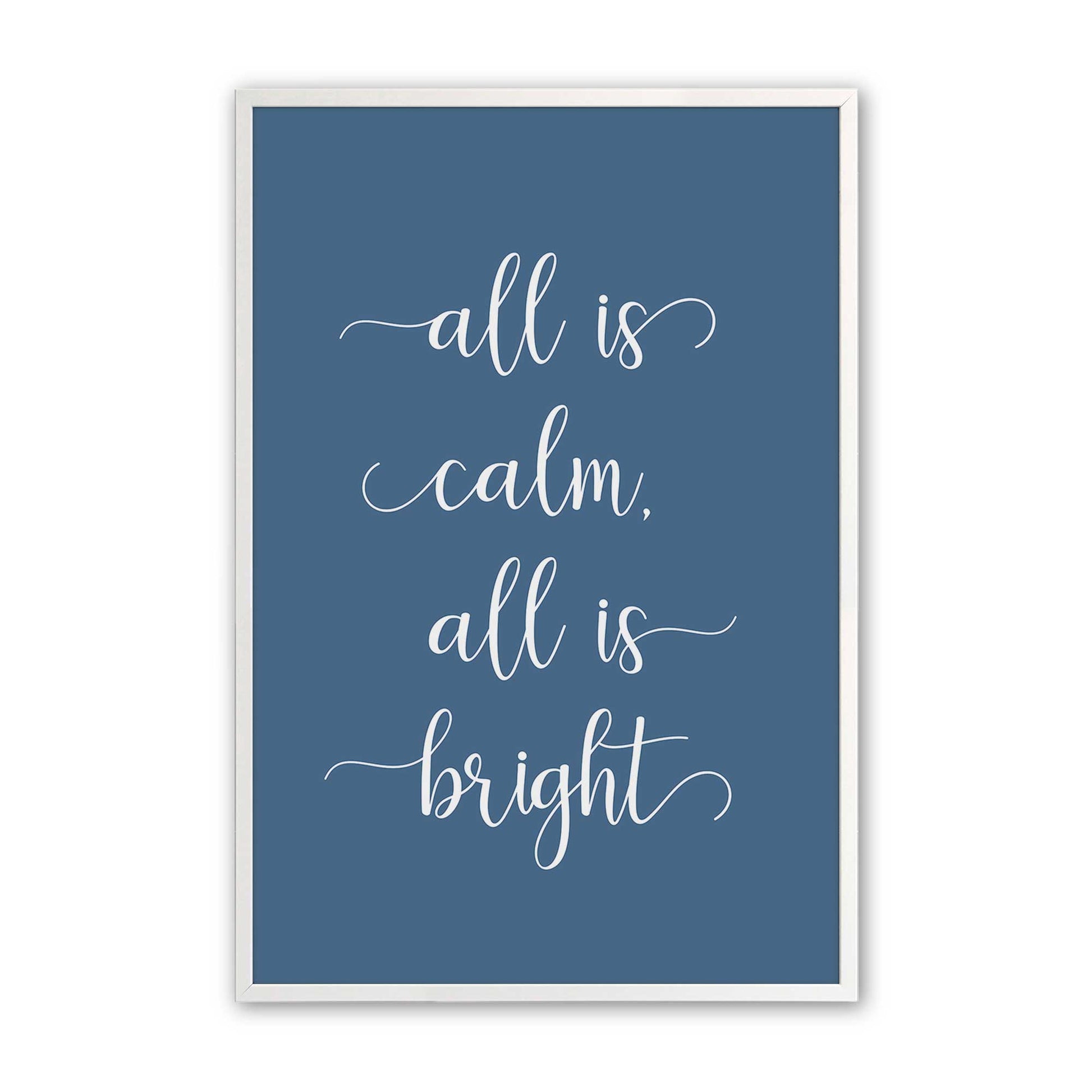 [Color:Opaque White], Picture of art in an Opaque White frame