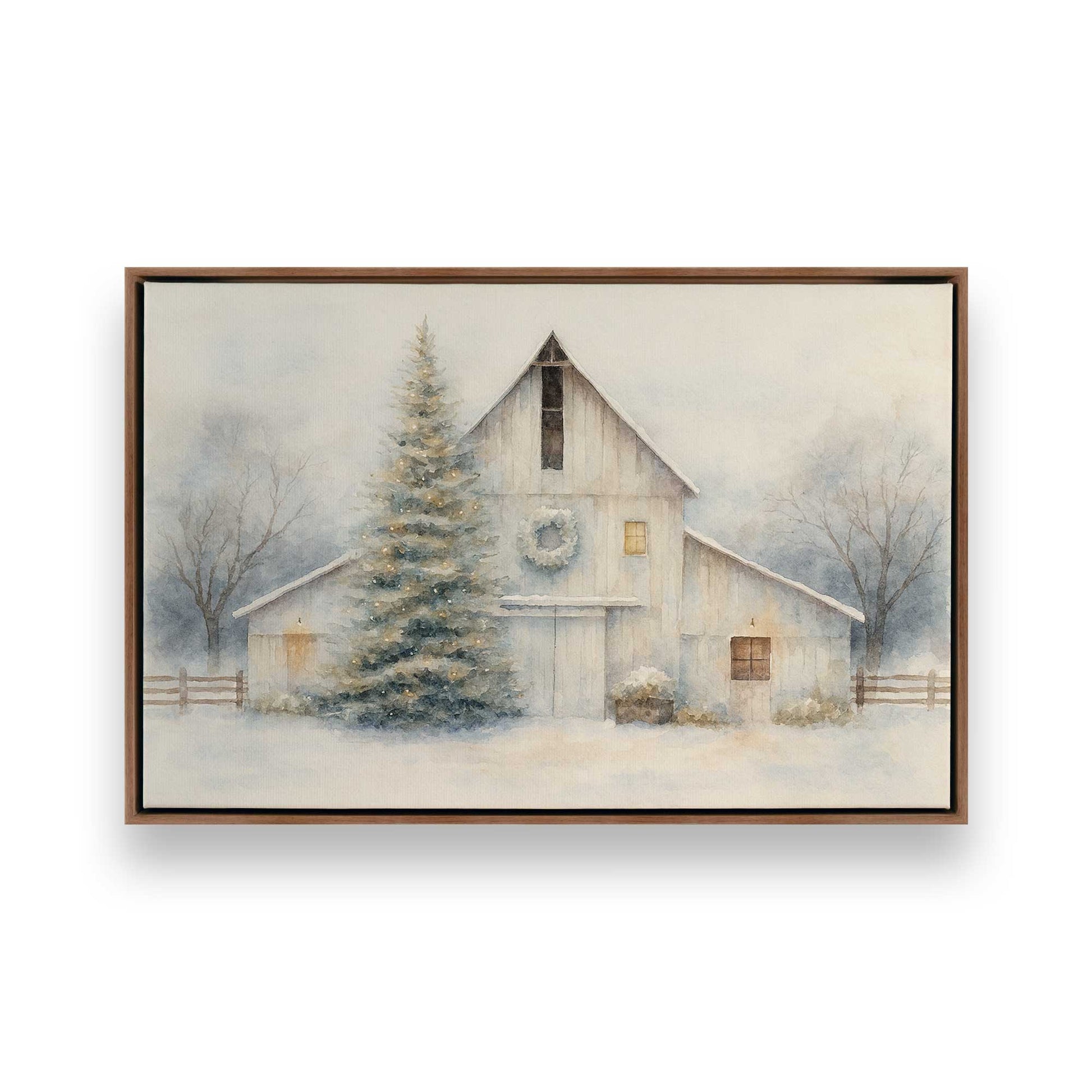 [Color:Walnut], Picture of art in a Walnut frame