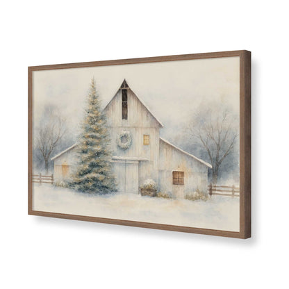 [Color:Walnut], Picture of art in a Walnut frame of the corner