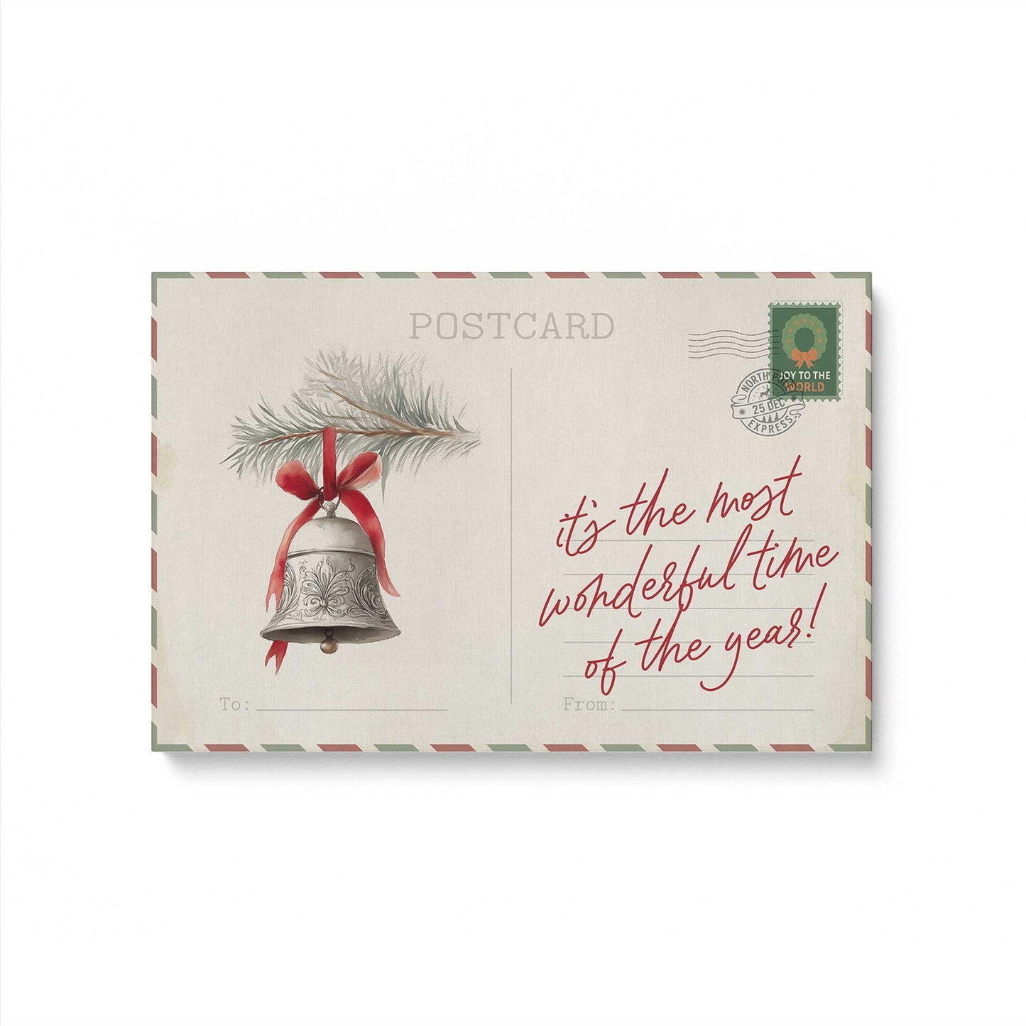 North Pole Notes, Set of 4 Prints on Canvas