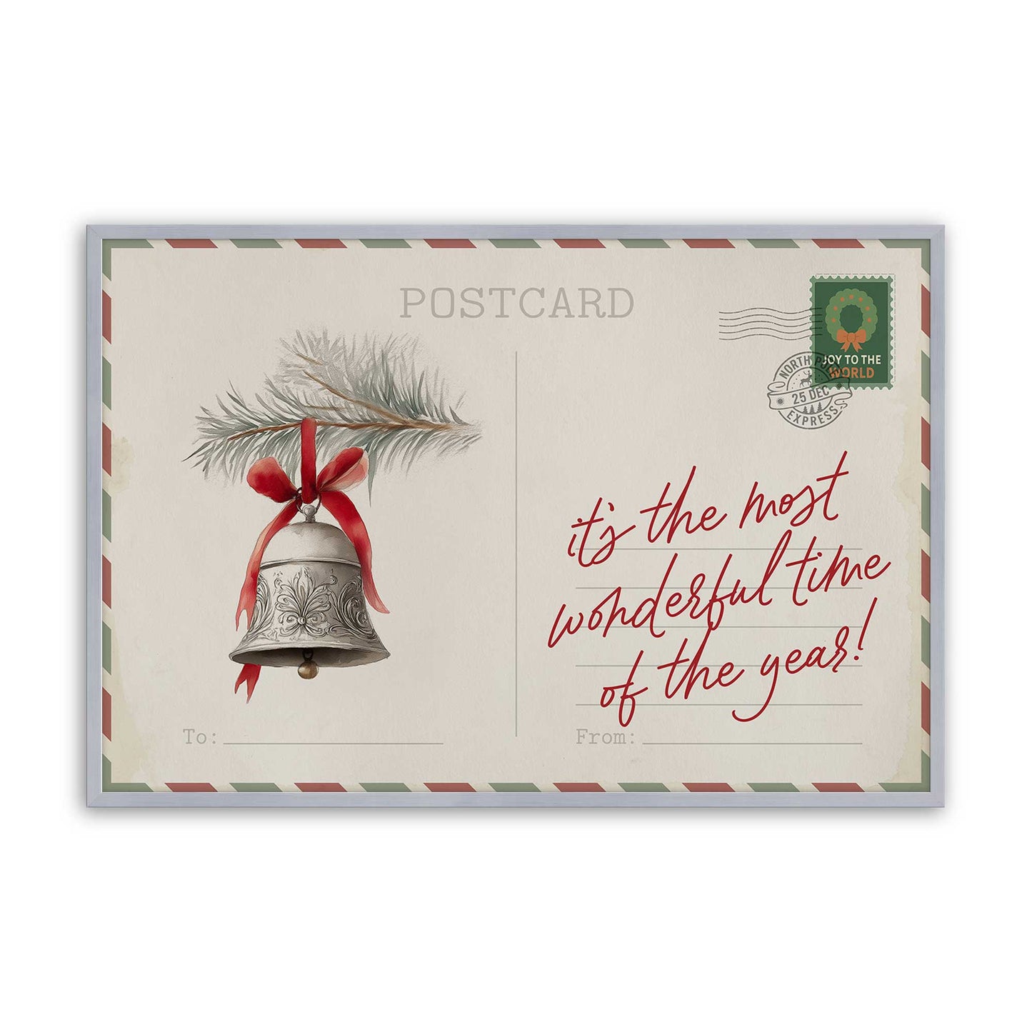 North Pole Notes Set of 4 Prints