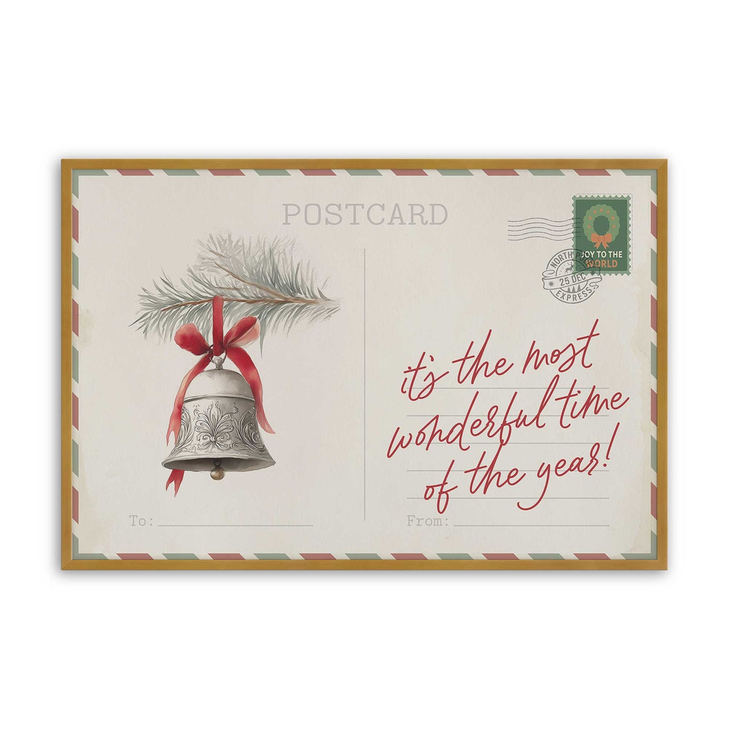 North Pole Notes Set of 4 Prints