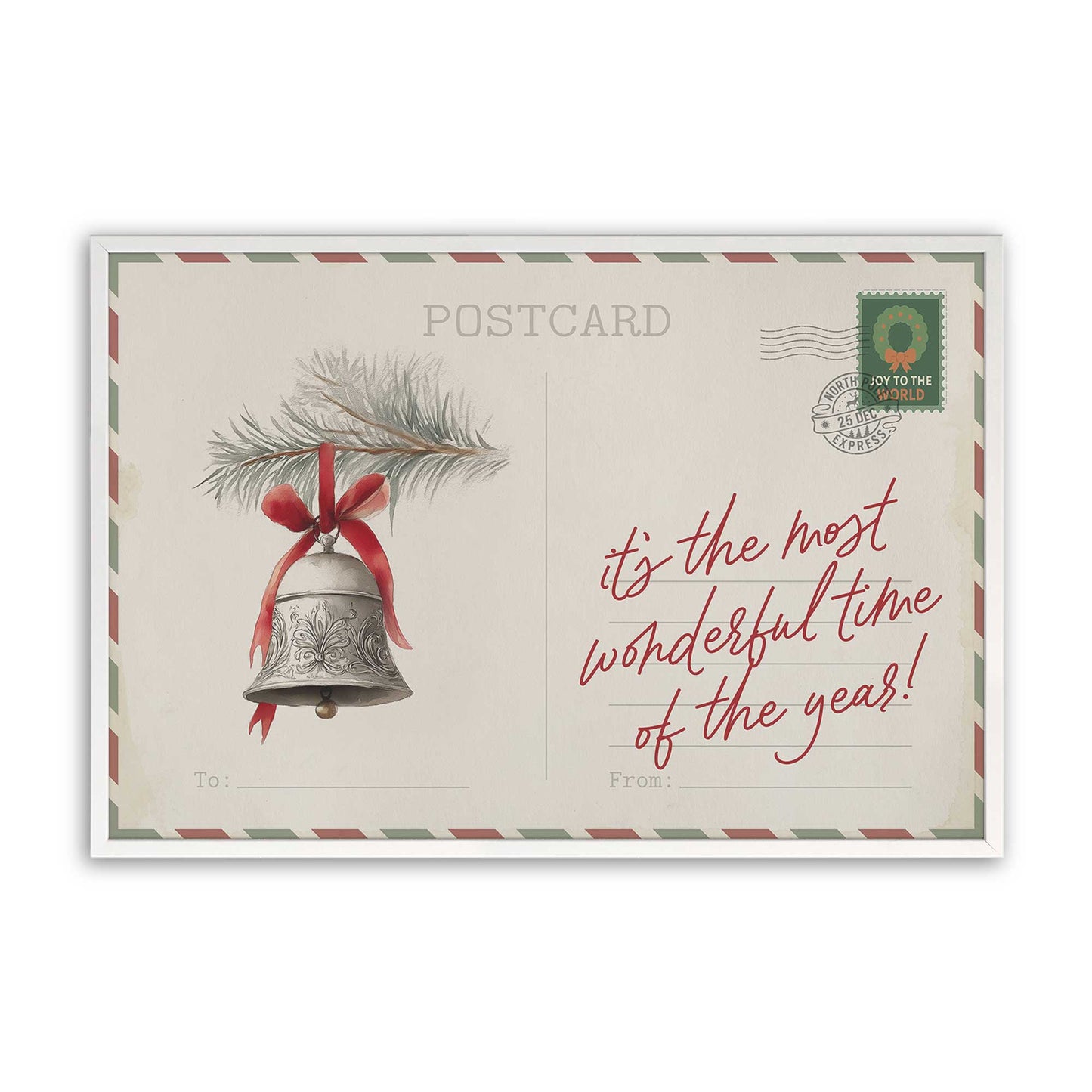 North Pole Notes Set of 4 Prints