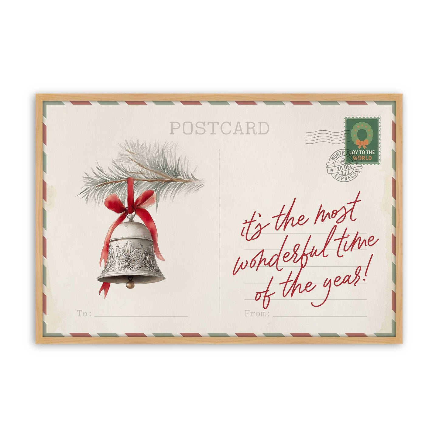 North Pole Notes Set of 4 Prints