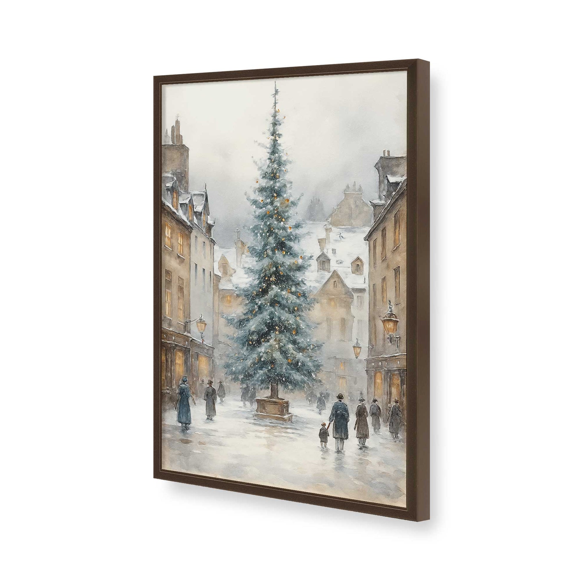 [Color:Belvinder Brown], Picture of art in a Belvinder Brown frame of the corner