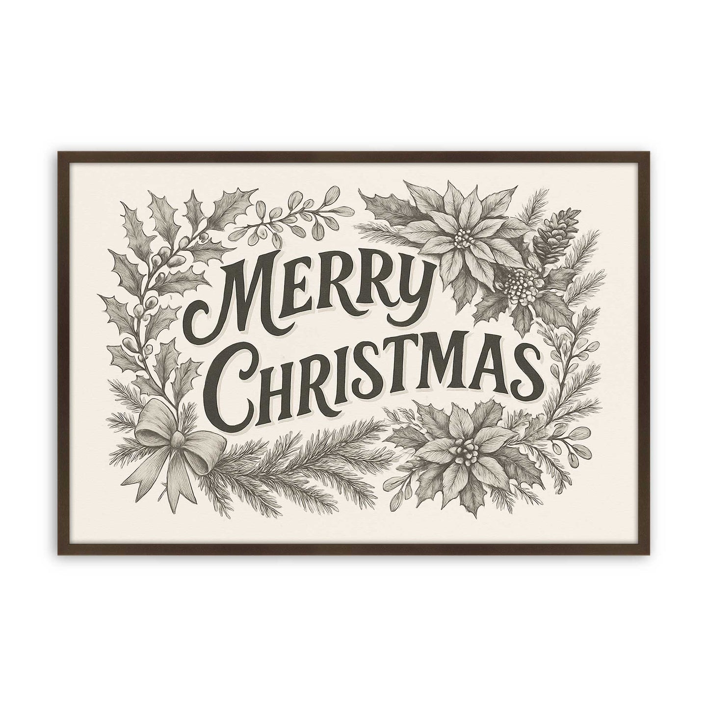 [Color:Brown], Picture of art in a Brown frame