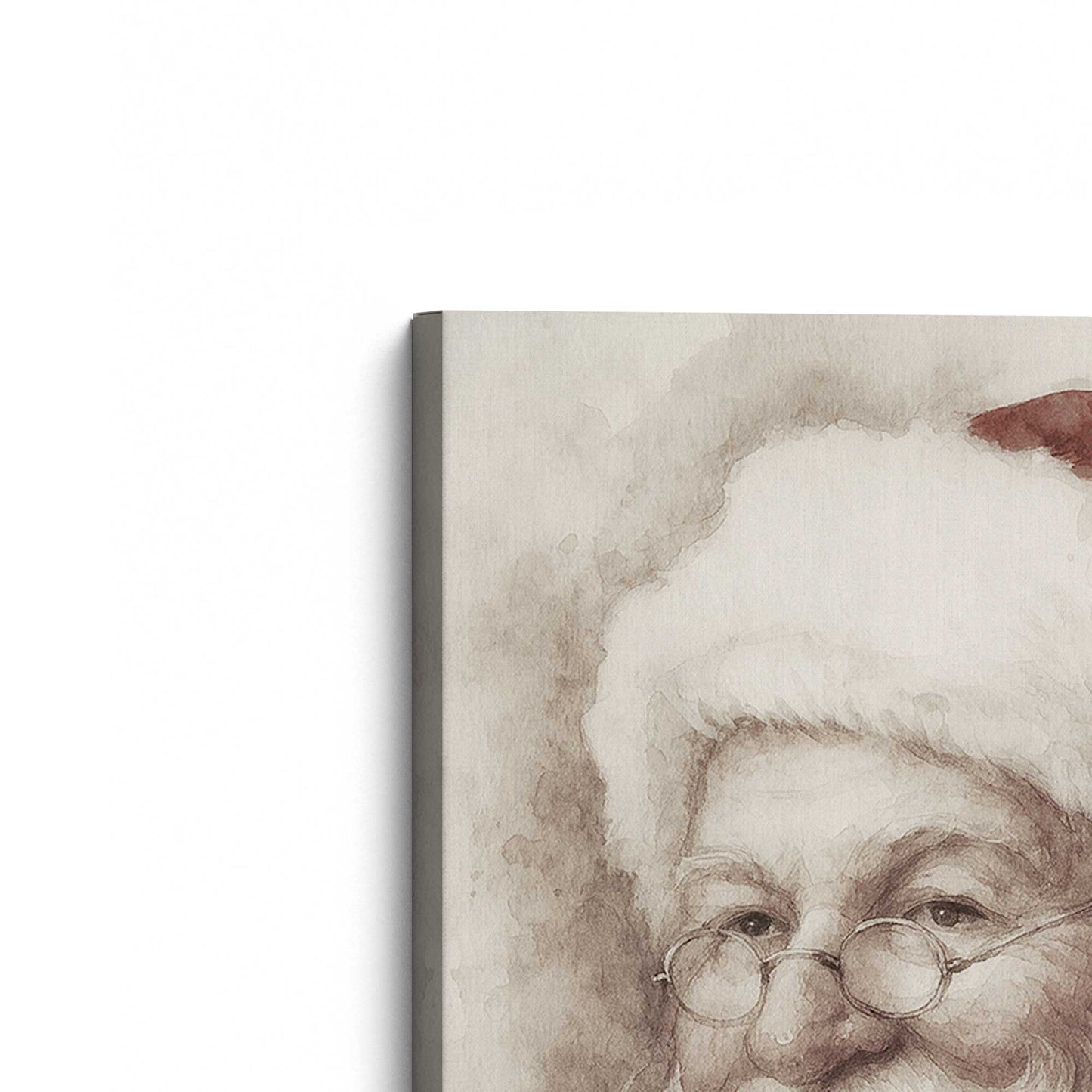 [Color:Stretched Canvas], Picture of the corner of the art