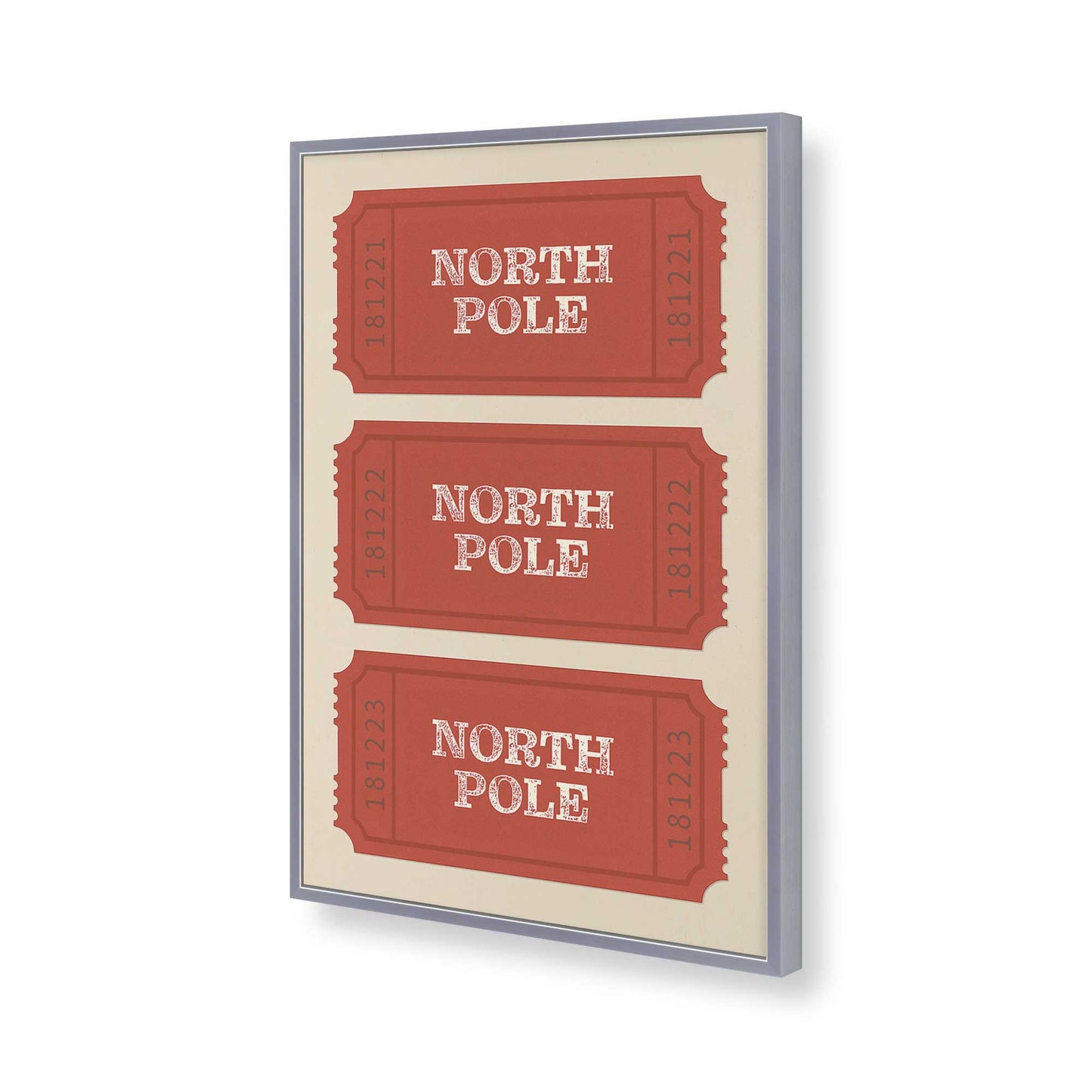 [Color:Polished Chrome], Picture of art in a Polished Chrome frame of the corner