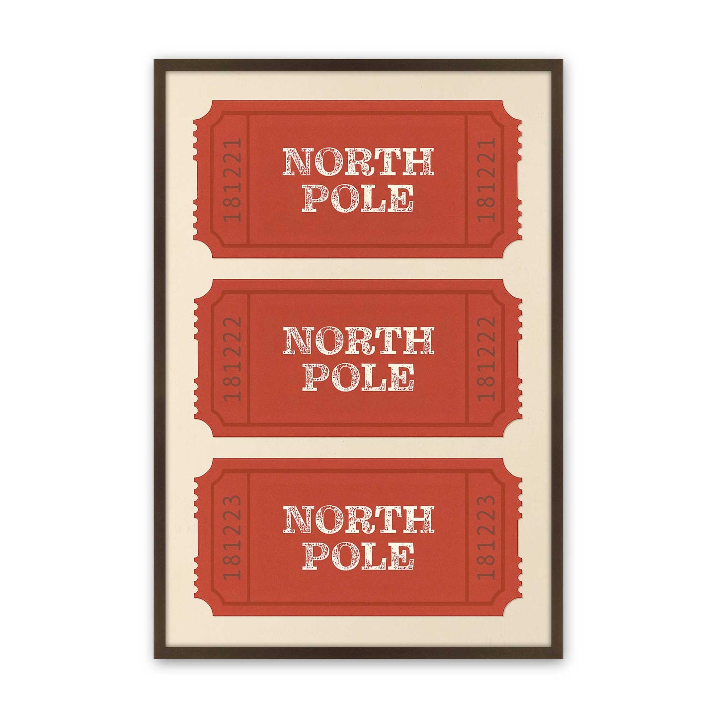 [Color:Brown], Picture of art in a Brown frame