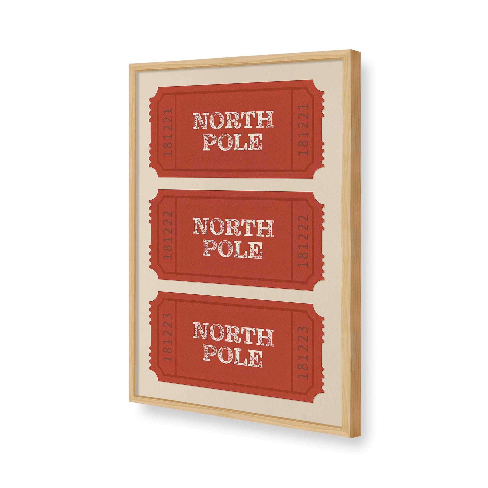 [Color:American Maple], Picture of art in a American Maple frame of the corner