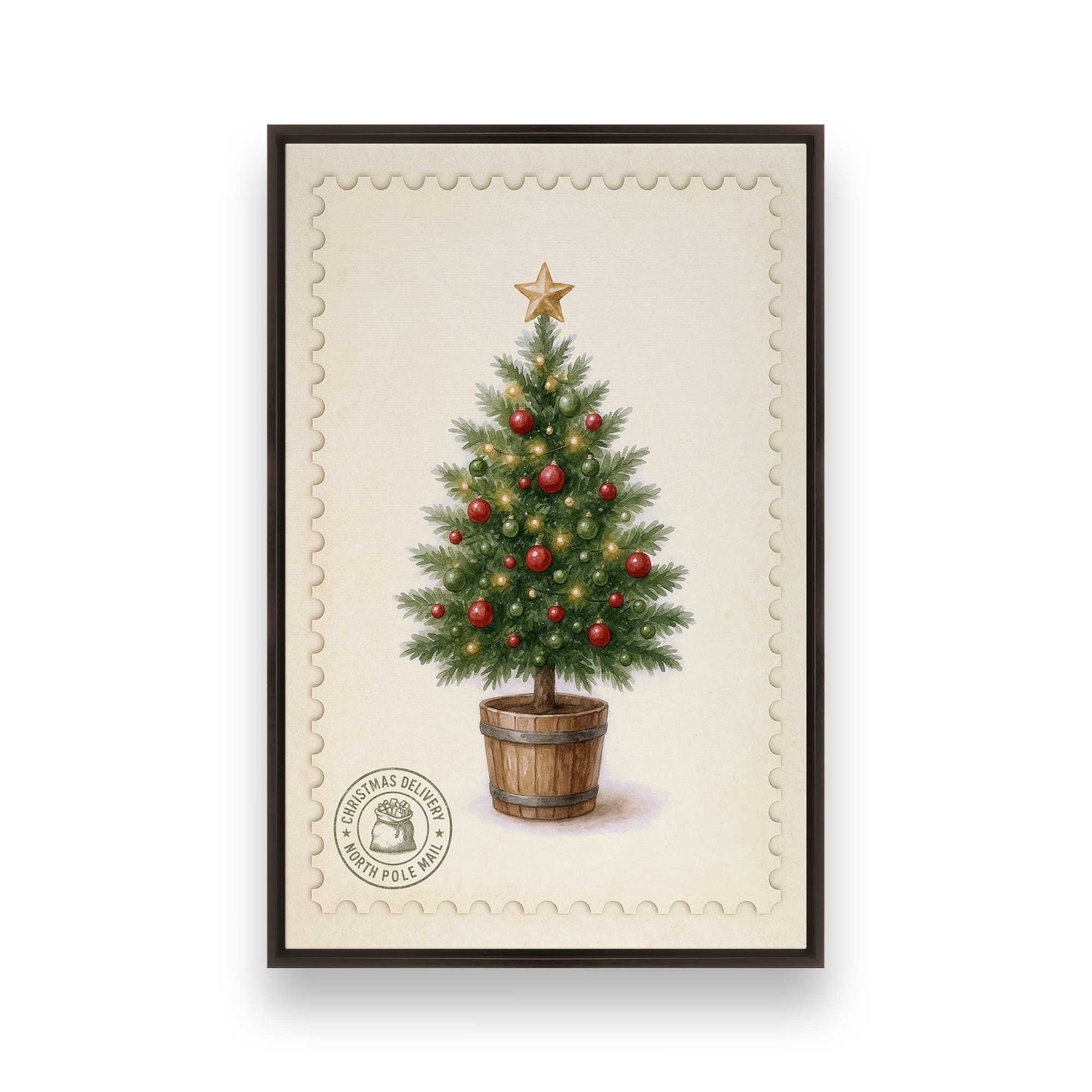 [Color:Espresso], Picture of art in a Espresso frame