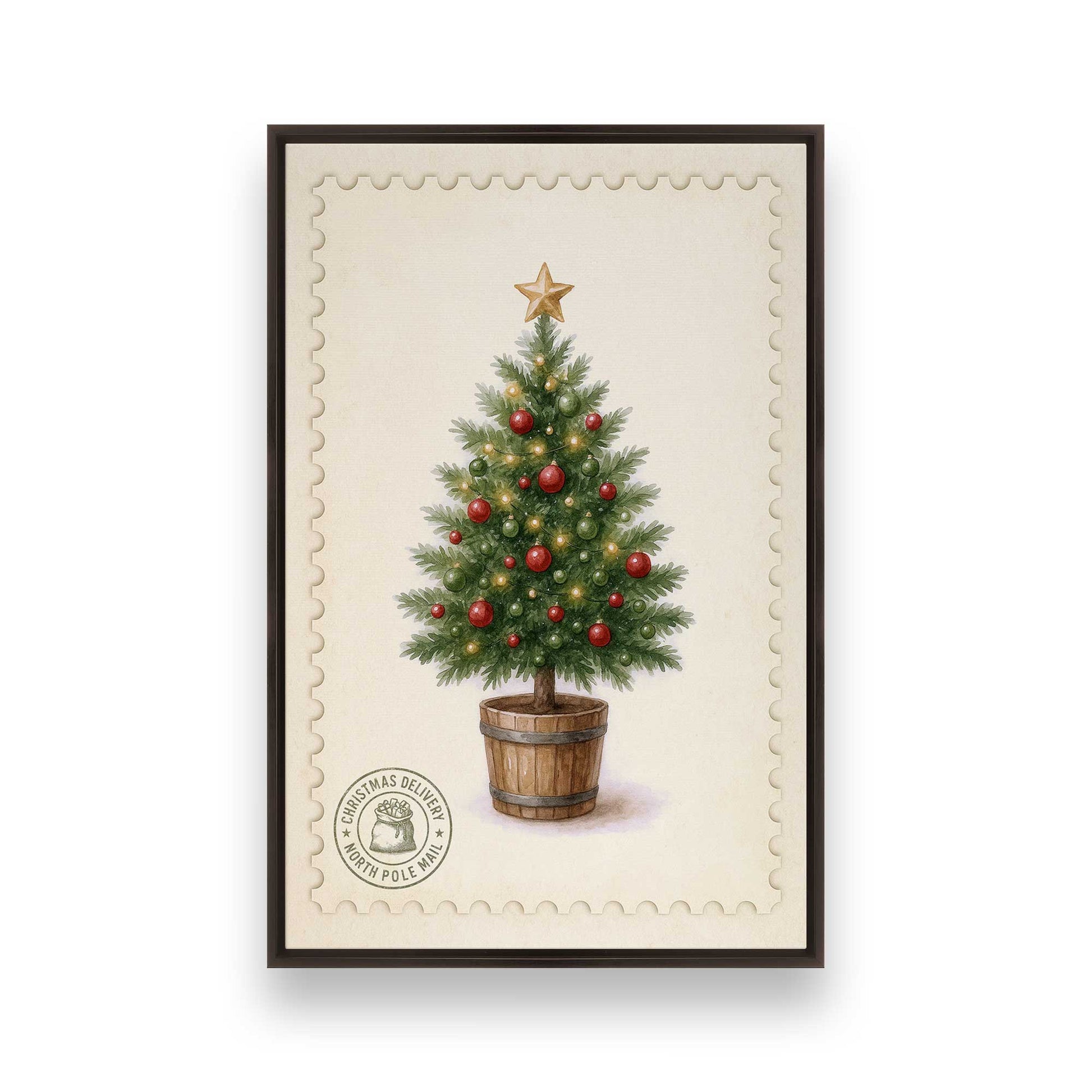 [Color:Espresso], Picture of art in a Espresso frame