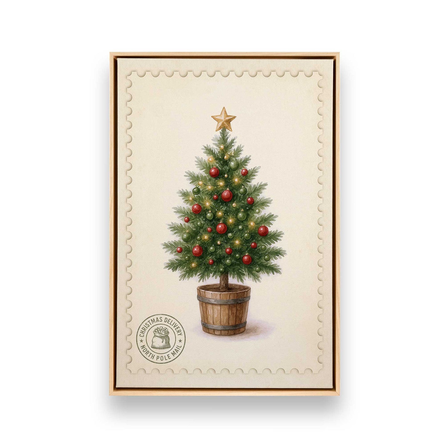 [Color:American Maple], Picture of art in a American Maple frame