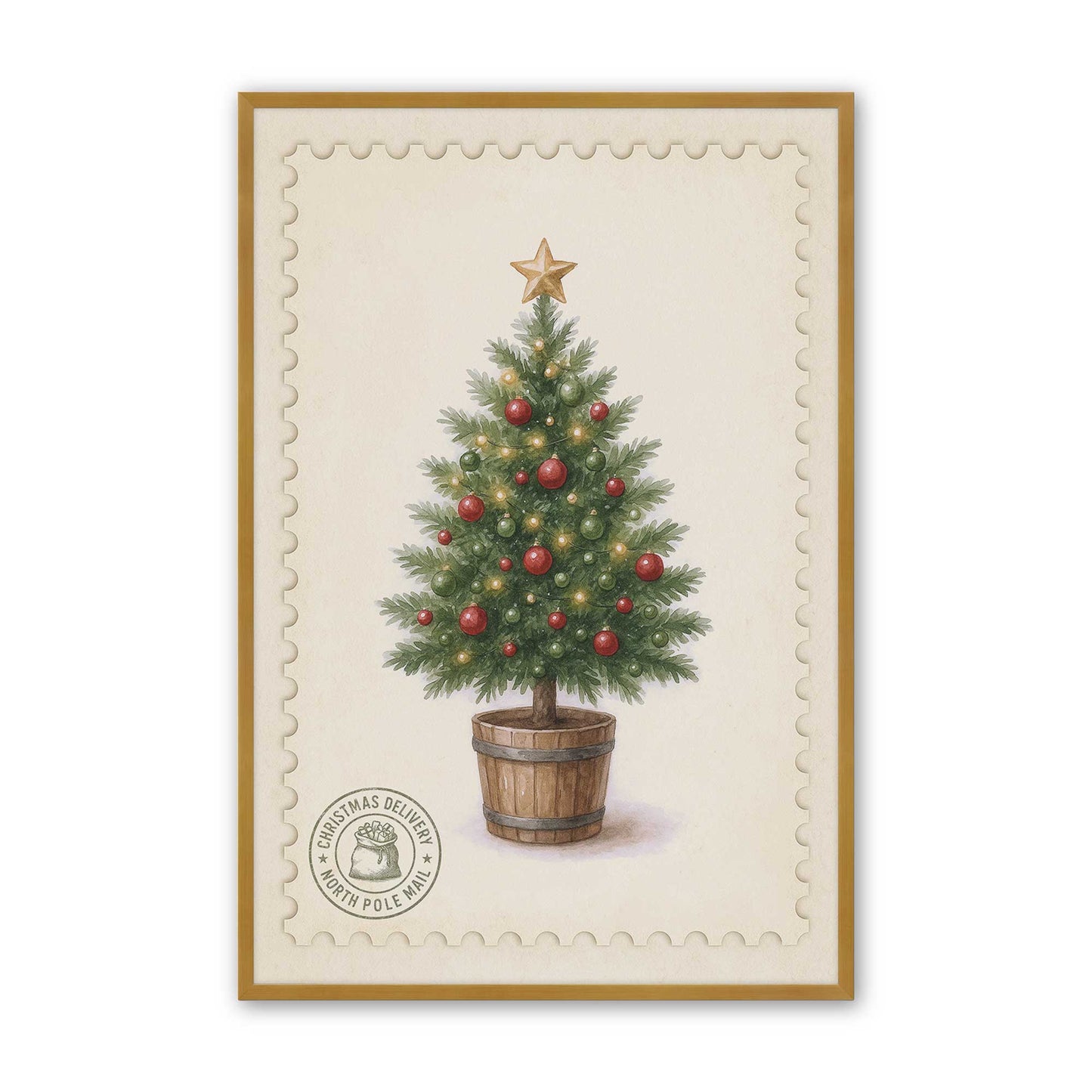 [Color:Polished Gold], Picture of art in a Polished Gold frame