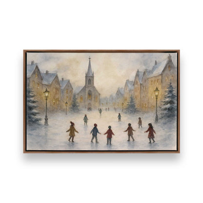 [Color:Walnut], Picture of art in a Walnut frame